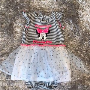 Minnie Mouse tutu onsie